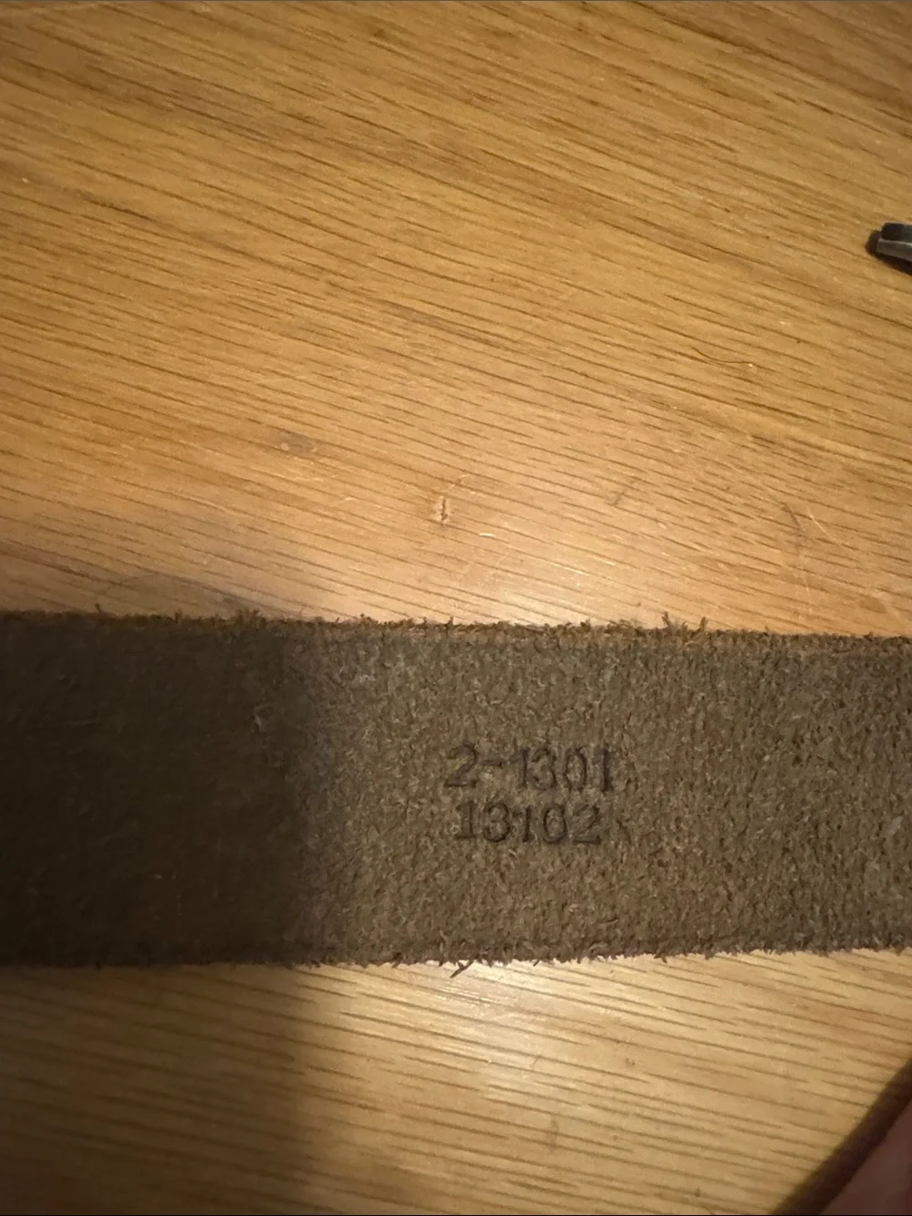 None brown leather